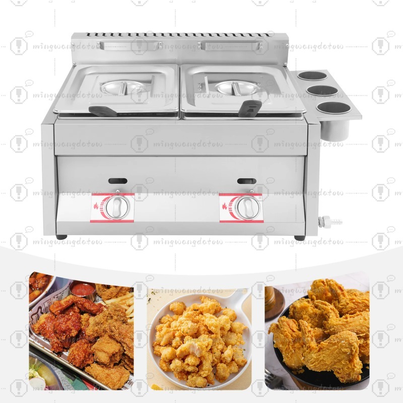 Deep Fryer Stainless - НОВАЯ Коммерческая газовая фритюрница 12 л,