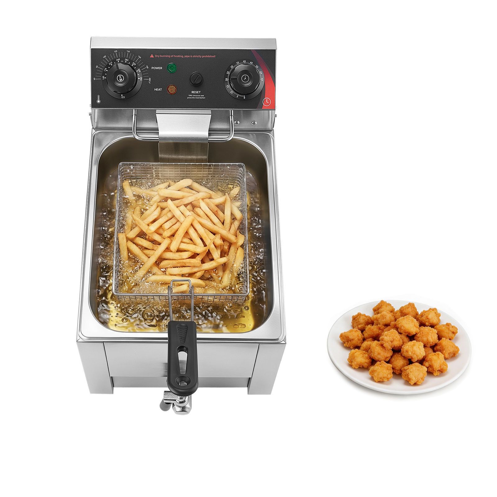 Коммерческая электрическая фри – обзор и цена Deep Fryer Stainless