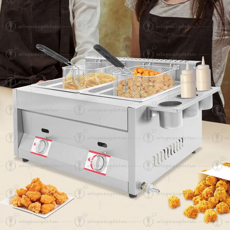 НОВАЯ Коммерческая газовая фри – обзор и цена Deep Fryer Stainless