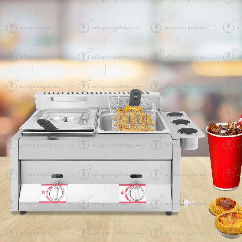 НОВАЯ Коммерческая газовая фри – обзор и цена Deep Fryer Stainless