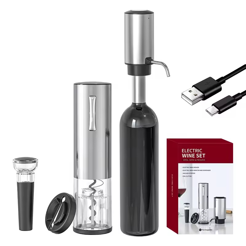 Набор электрических открывалок – обзор и цена Wine Opener Electric