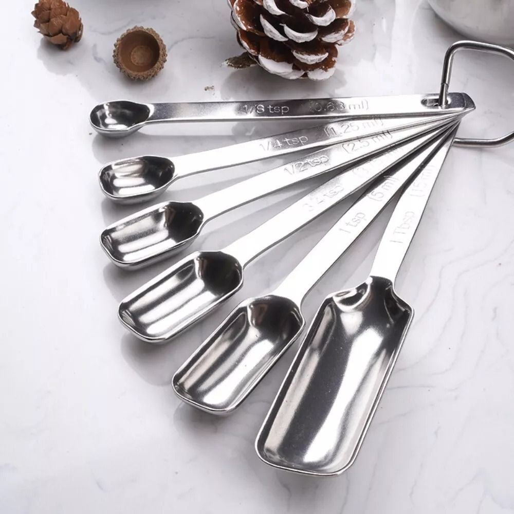 6 шт., мерные ложки из нержаве – обзор и цена Kitchen Appliances Manufacturers