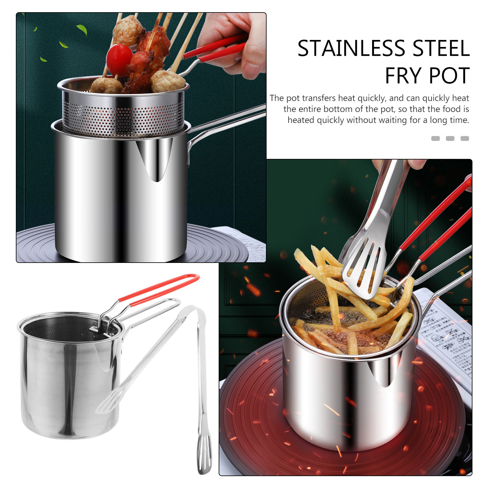 Набор из 1 предмета: Многофунк – обзор и цена Deep Fryer Stainless